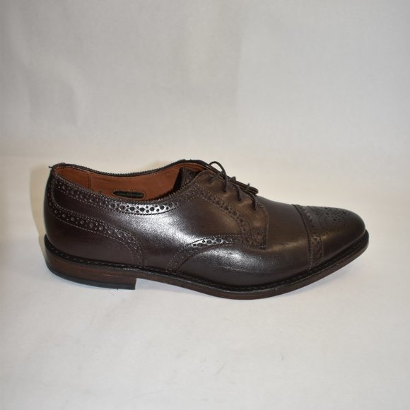 Allen Edmonds Sanford Cap Toe Derby Oxford Brown Leather Size 10.5 D main image 6